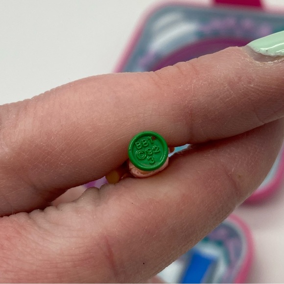 Vintage 1989 Polly Pocket Bluebird Toys Polly's Funfair Pollyworld + Doll & Car - Picture 10 of 12